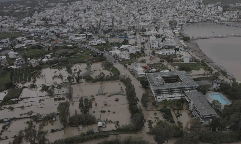 Κρήτη: Ζημιές εκατομμυρίων ευρώ από την θεομηνία που «χτύπησε» το νησί