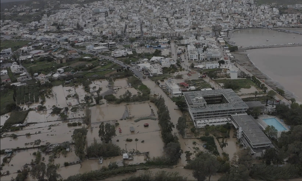 Κρήτη: Ζημιές εκατομμυρίων ευρώ από την θεομηνία που «χτύπησε» το νησί