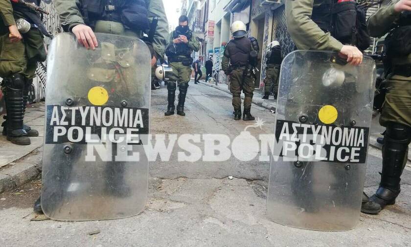 Three arrested and 102 detained during operation in Exarchia