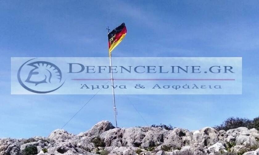 Φωτογραφίες – πρόκληση: Σήκωσαν τη γερμανική σημαία στα Χανιά