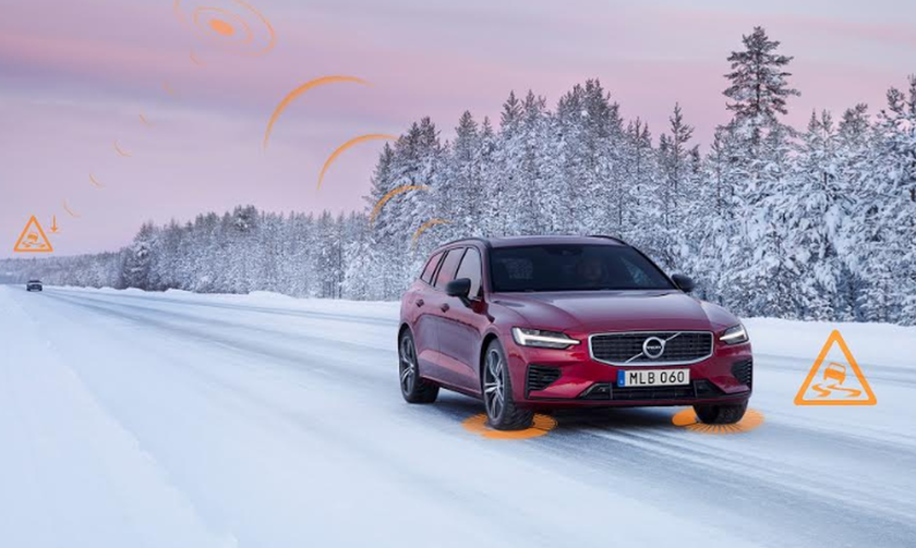 Πρωτιά Volvo:Τα μοντέλα της προειδοποιούν για ολισθηρούς δρόμους και οδικούς κινδύνους