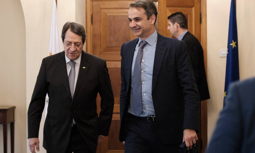 ND leader Mitsotakis met with Cyprus President Anastasiades
