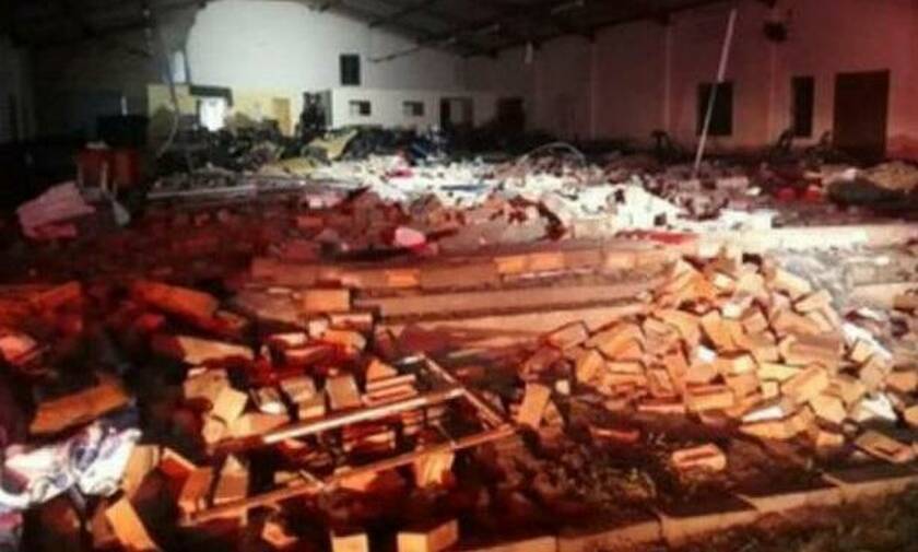 Νότια Αφρική: Δεκατρείς πιστοί σκοτώθηκαν όταν κατέρρευσε εκκλησία λόγω σφοδρής καταιγίδας