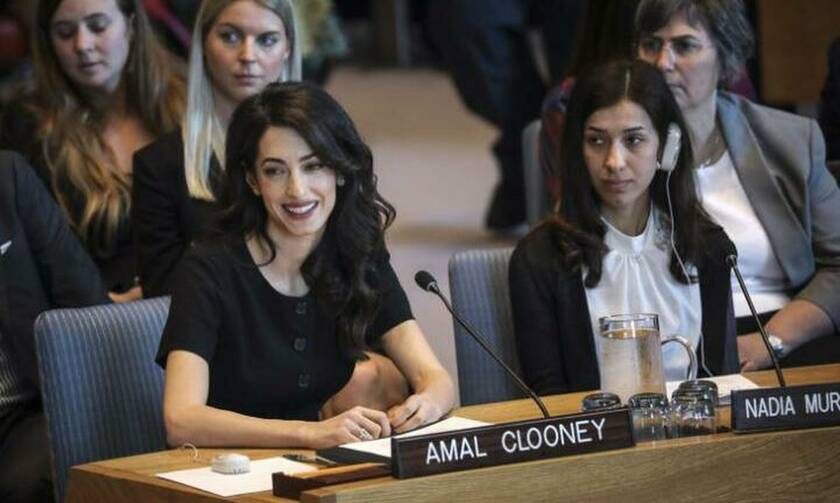 Amal Clooney: Η εμφάνισή της στα Ηνωμένα Έθνη