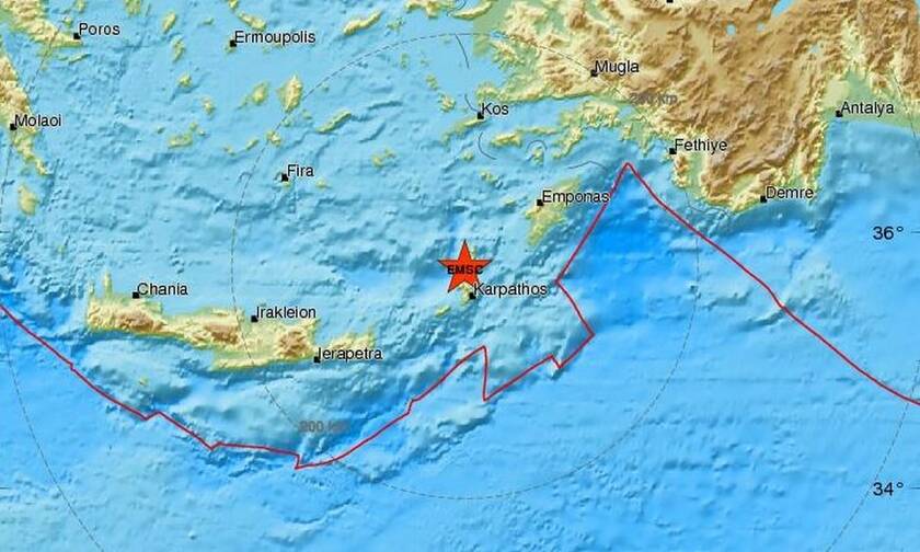 Σεισμός στην Κάρπαθο (pics)