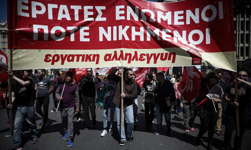Rallies for May 1 underway in Athens