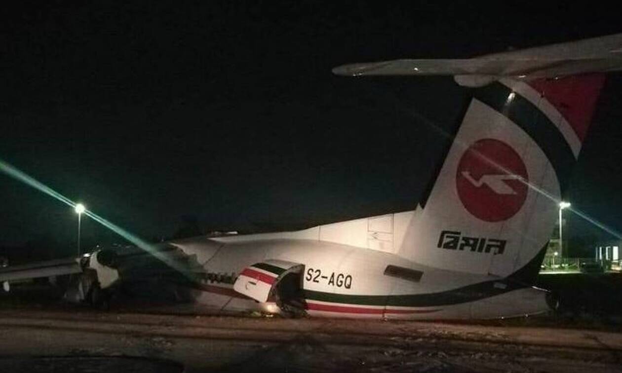 Αεροπλάνο κόπηκε στα τρία κατά την προσγείωση - Συγκλονιστικές εικόνες