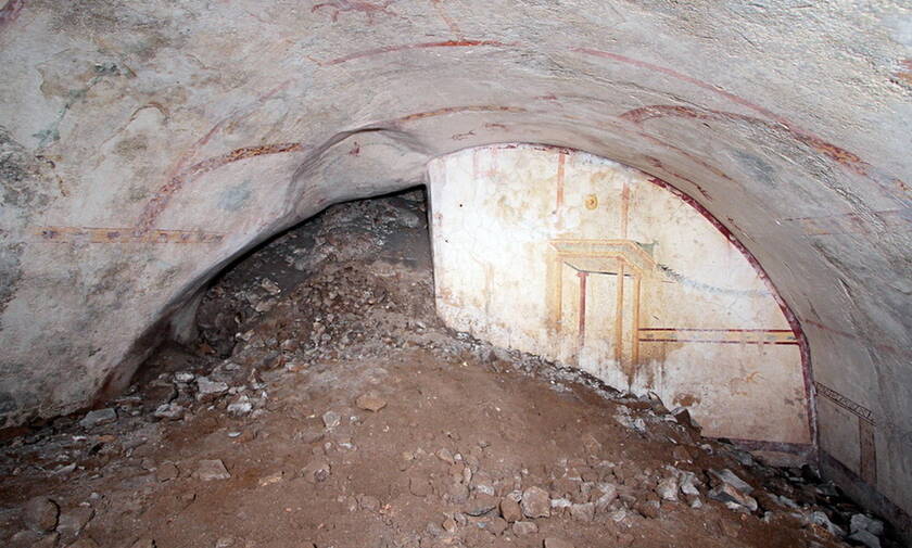 Δέος! Ανακαλύφθηκε «κρυφή» αίθουσα στο Χρυσό Παλάτι του Νέρωνα (pics)