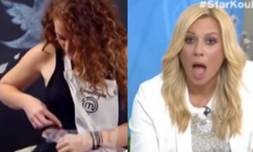 Χαμός με Σπυριδούλα: Σήκωσε τη μπλούζα της στον τηλεοπτικό «αέρα» - «Άφωνοι» οι παρουσιαστές (pics)