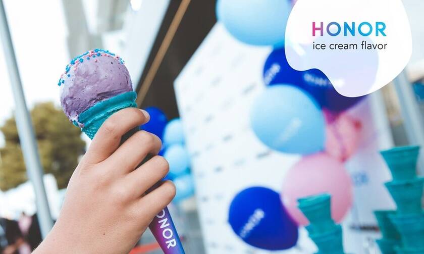 Η HONOR το πρώτο Smartphone με το δικό του παγωτό