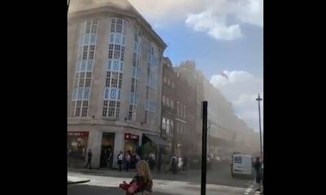 Πανικός στο Λονδίνο από μεγάλη φωτιά σε κτήριο (pics+vid)