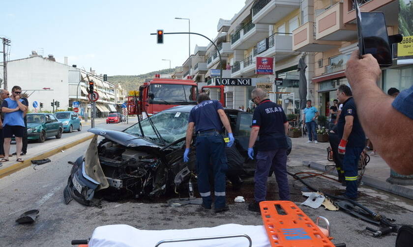 Στιγμές απόλυτου τρόμου στο Ναύπλιο: Σοβαρό τροχαίο με καραμπόλα τεσσάρων οχημάτων   