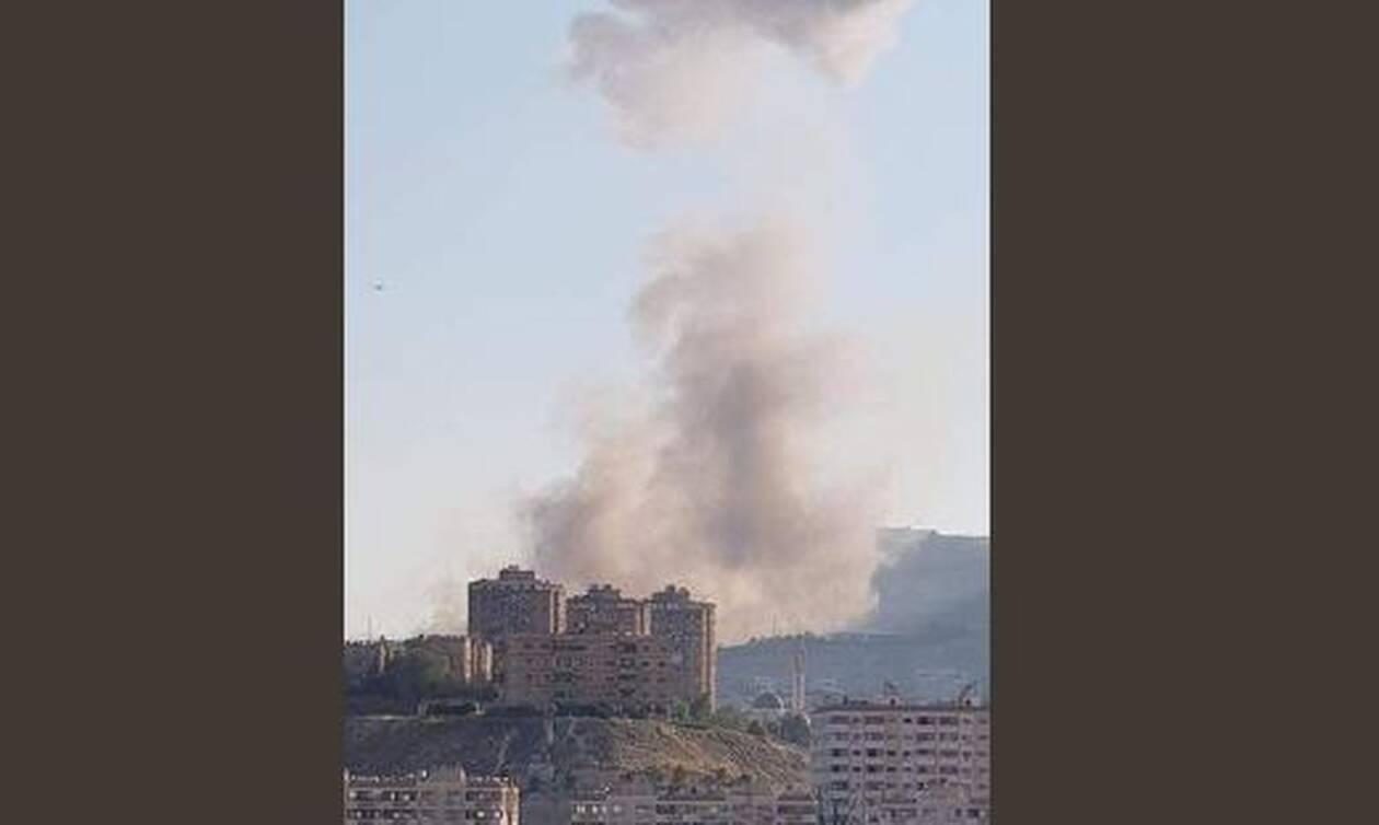 Συρία: Ισχυρή έκρηξη συγκλόνισε τη Δαμασκό (pic)