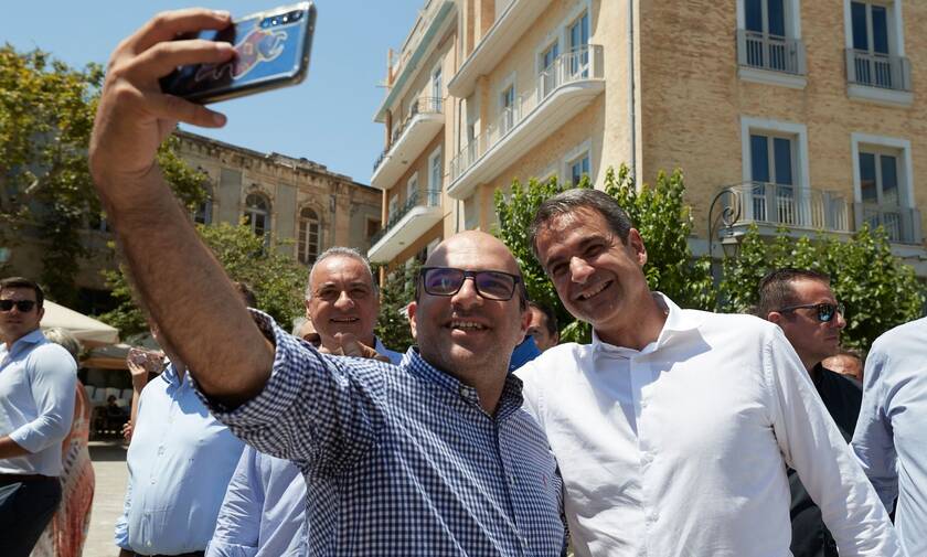 Εκλογές 2019 - Μητσοτάκης από Ηράκλειο: «Στόχος να βαφτεί όλη η Κρήτη γαλάζια»