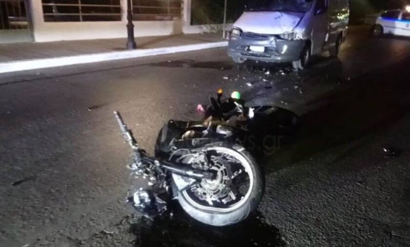 Τροχαίο - σοκ με δύο νεκρούς στα Χανιά: Την παρέσυρε με τη μηχανή και τον χτύπησε φορτηγό