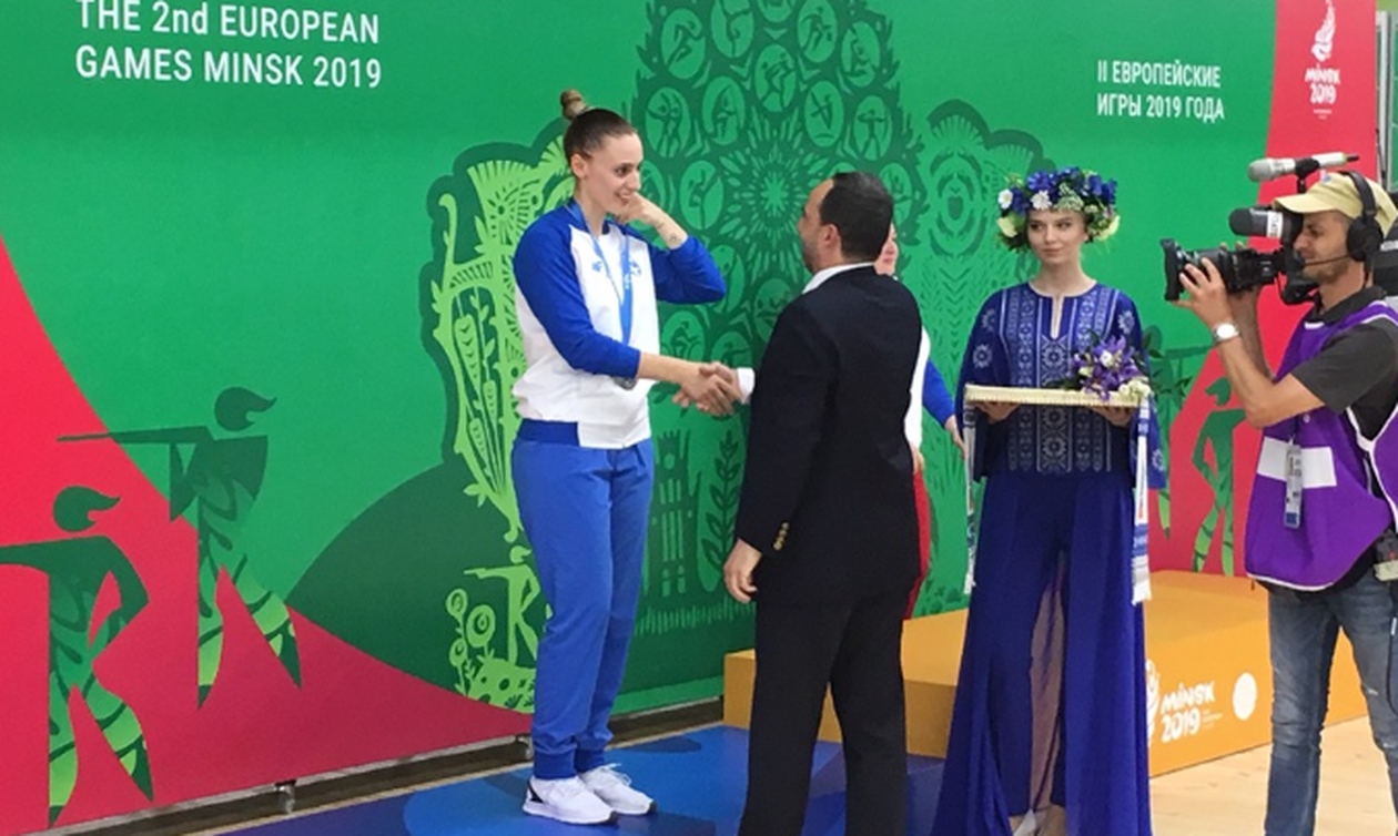 Ασημένιο μετάλλιο για την Άννα Κορακάκη στο Ευρωπαϊκό του Μινσκ