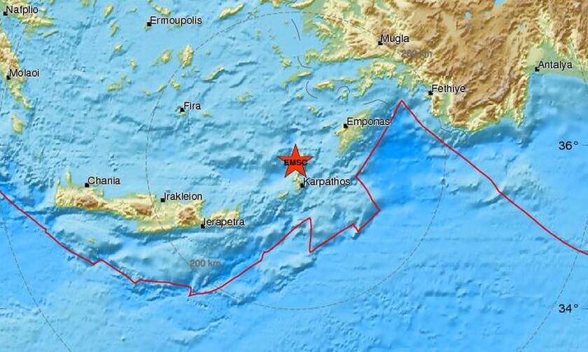 Σεισμός στην Κάρπαθο (pics)