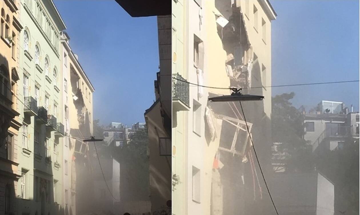 Ισχυρή έκρηξη στη Βιέννη: Κατέρρευσαν όροφοι από δύο κτήρια