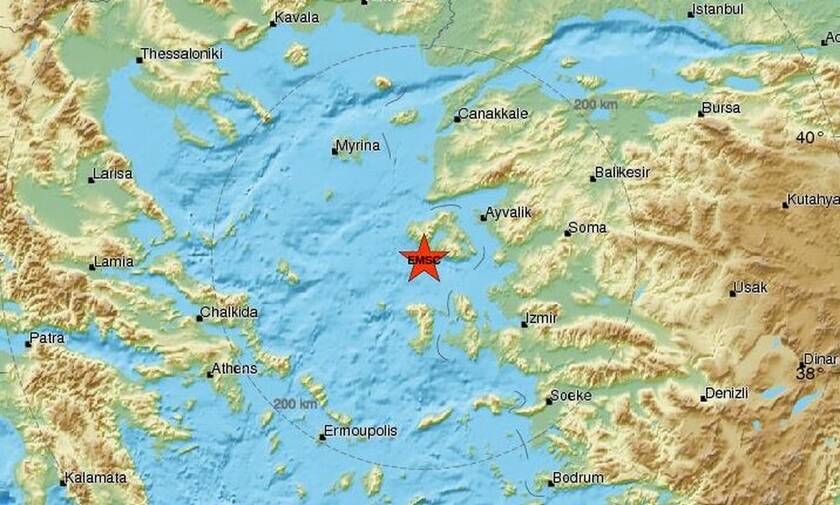 Σεισμός ΤΩΡΑ στη Μυτιλήνη (pics)