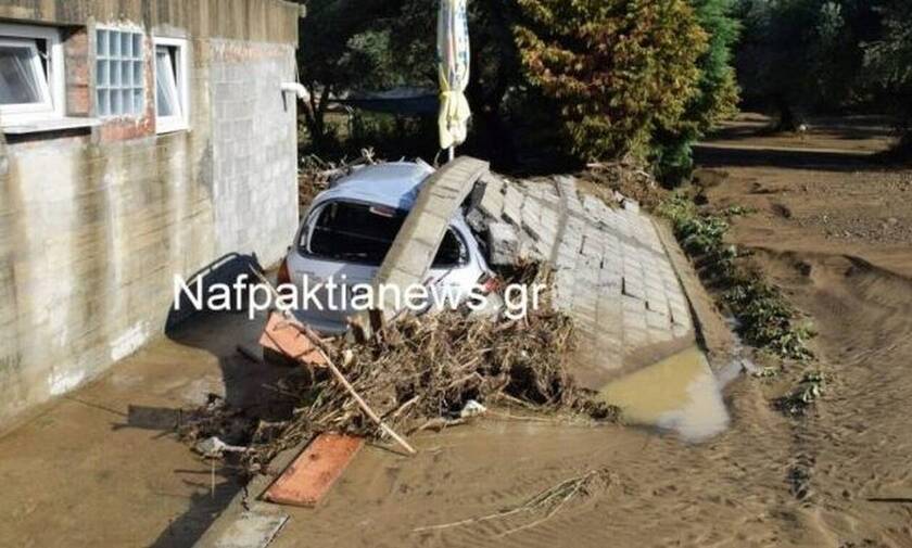 Violent rainstorms cause extensive damage in Nafpaktos, Achaia and Aitoloakarnania