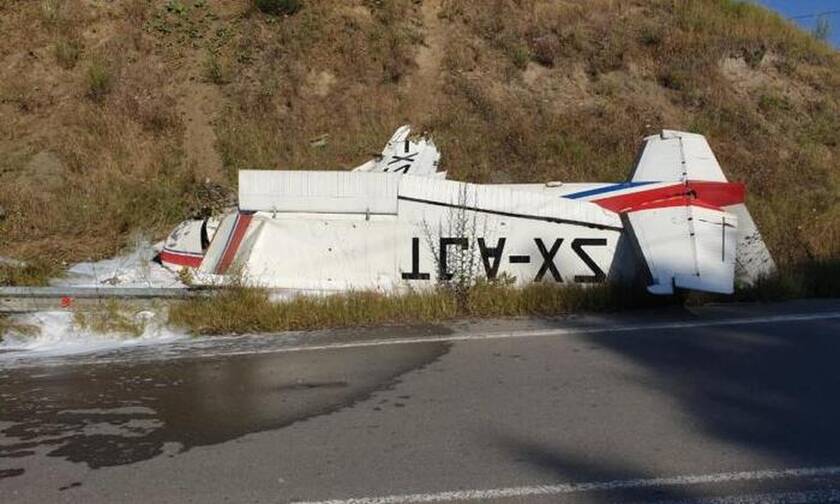Γρεβενά: Εικόνες σοκ από την αναγκαστική προσγείωση του αεροσκάφους - Συγκλονίζει ο πιλότος
