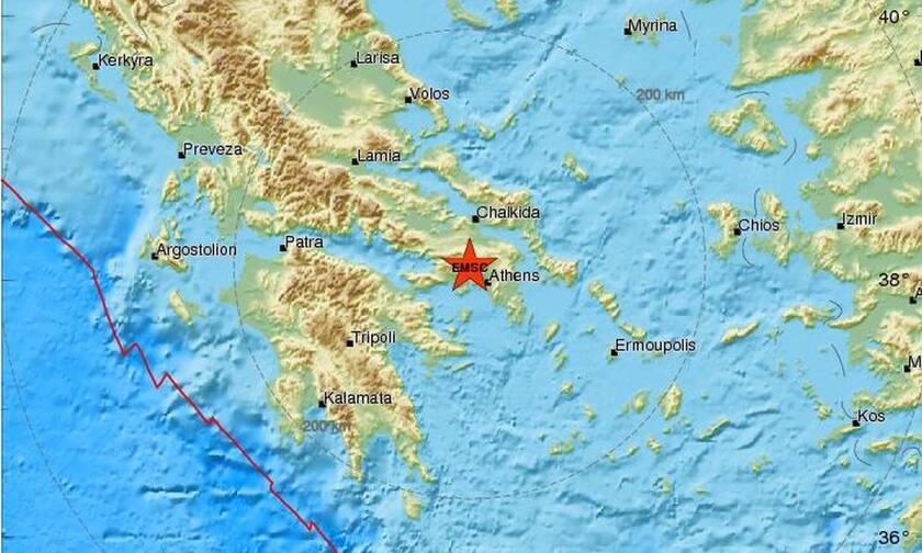Σεισμός στην Αθήνα: Μεγαλύτερο μέγεθος δίνουν οι Αμερικάνοι και το Ευρωμεσογειακό