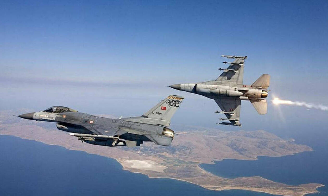 Νέα πρόκληση: Τουρκικά μαχητικά αεροσκάφη πάνω από ελληνικά νησιά