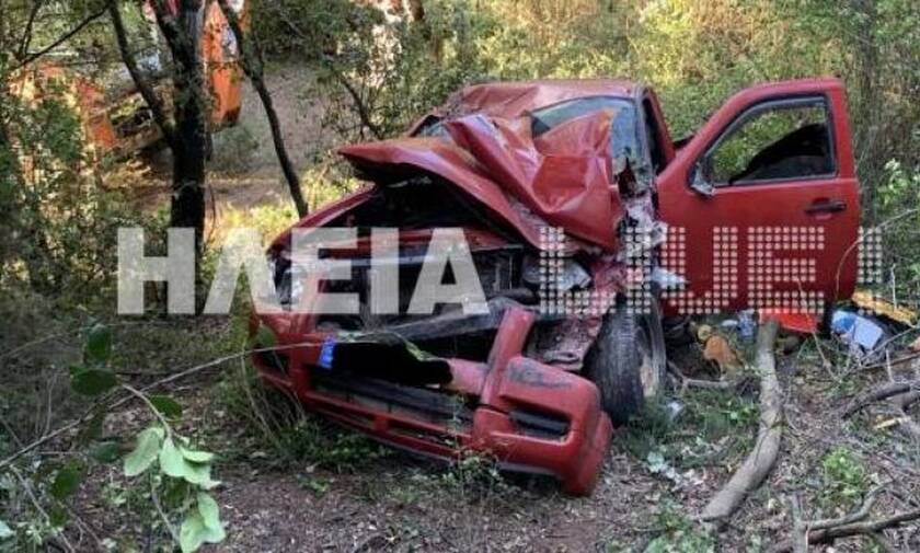 Ηλεία: Οδηγός βρήκε τραγικό θάνατο πέφτοντας σε γκρεμό
