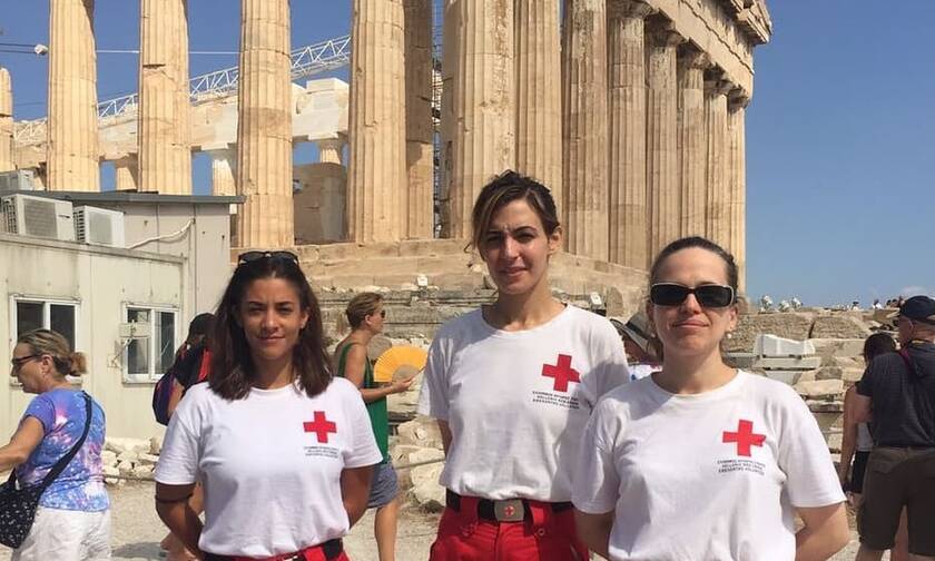 Υγειονομική κάλυψη από τον Ελληνικό Ερυθρό Σταυρό στον Ιερό Βράχο της Ακρόπολης