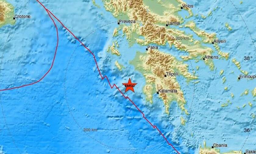 Σεισμός δυτικά της Κυπαρισσίας - Αισθητός σε πολλές περιοχές (pics)
