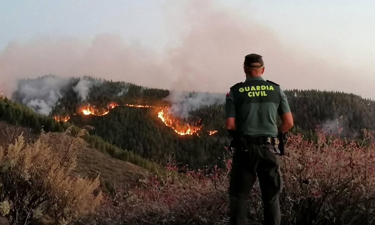 Φωτιά στο νησί Γκραν Κανάρια: Μάχη με τις φλόγες - Απομακρύνθηκαν 1.000 άνθρωποι