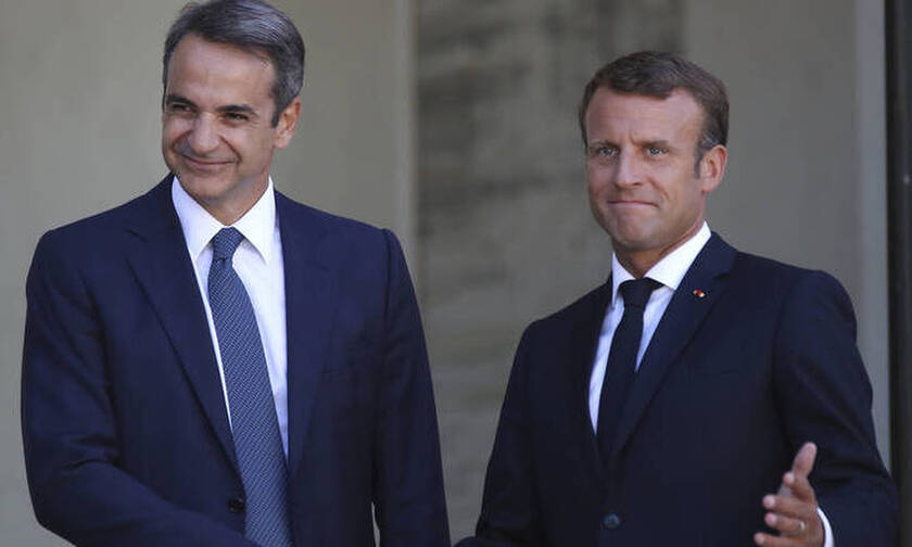 Μητσοτάκης: Καλώ τους Γάλλους να επενδύσουν στην Ελλάδα - Μακρόν: Ενισχύουμε τη συνεργασία μας 