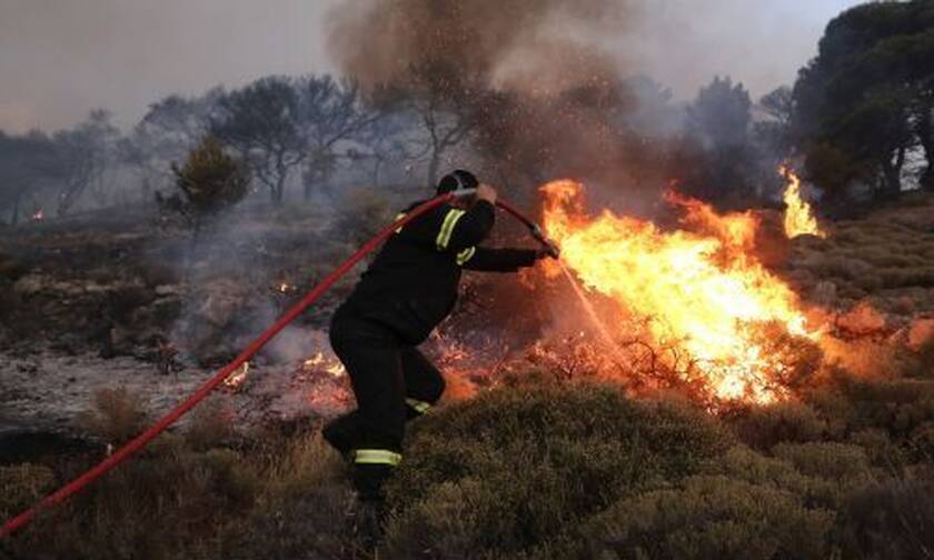 Φωτιά τώρα: Πύρινη κόλαση σε Σάμο, Κύθηρα και Φλώρινα - Ολονύχτια μάχη με τις φλόγες