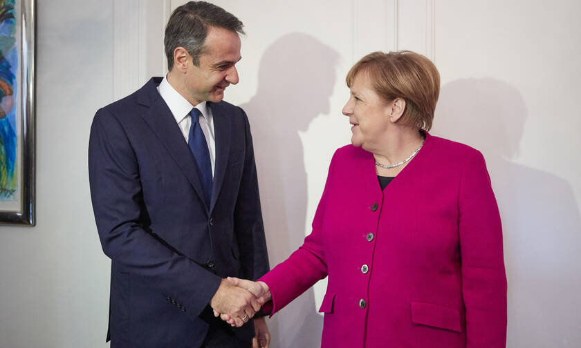 Growth, investment, migration dominate Mitsotakis-Merkel's agenda