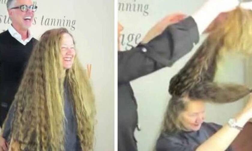 Βίντεο: Μάκραινε τα μαλλιά της για 20 χρόνια συνεχώς - Δείτε τι έγινε όταν τα έκοψε!