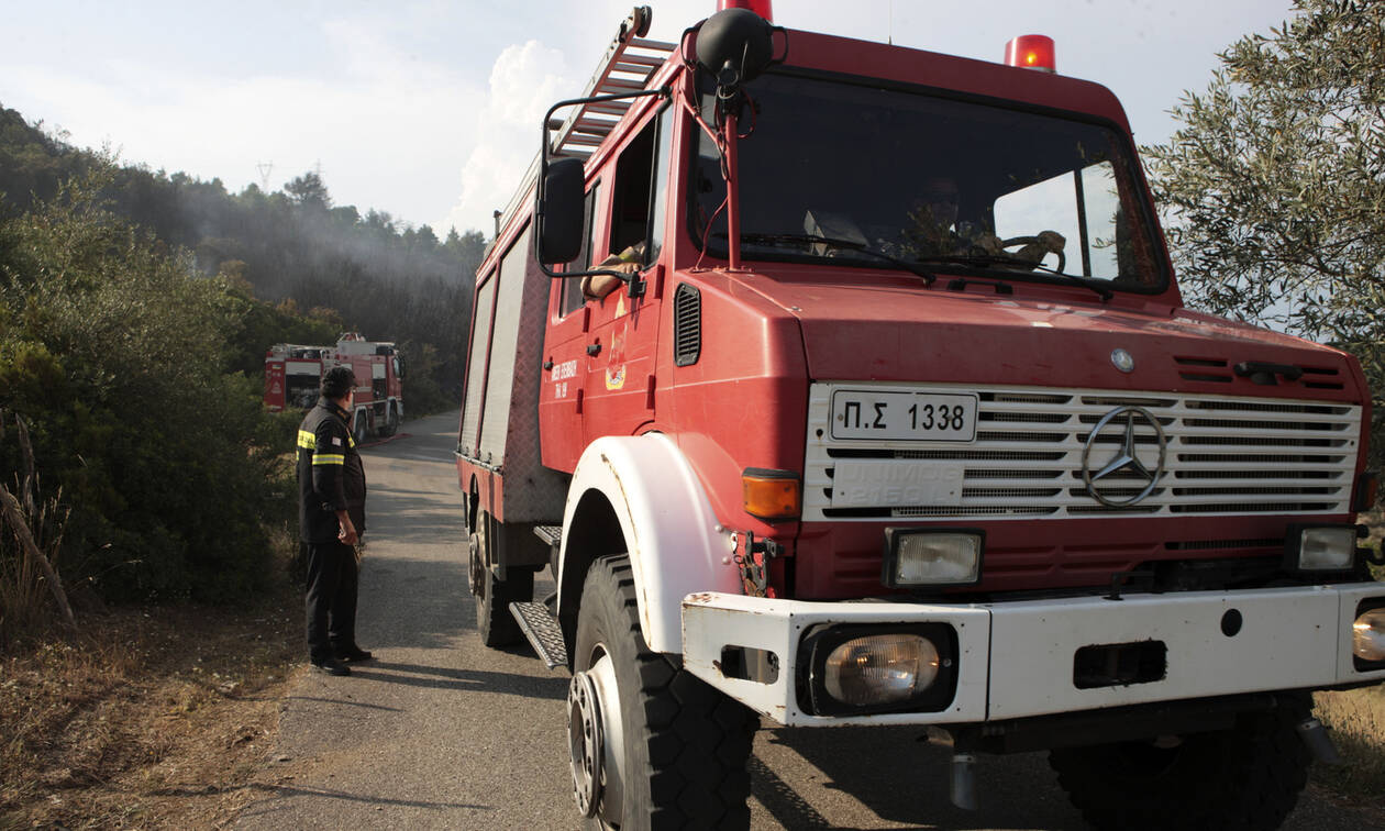 Θεσσαλονίκη: Φωτιά στο δάσος του Σέιχ Σου