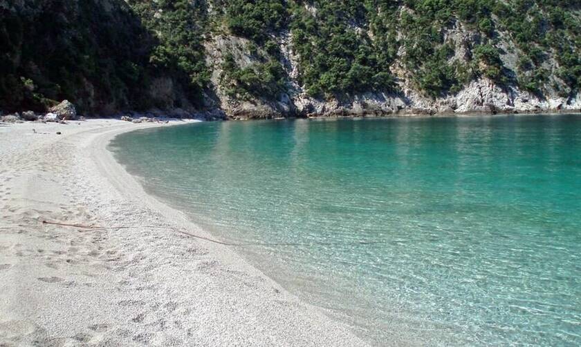 Η παραδεισένια παραλία Θαψά της Εύβοιας - Καταπράσινα νερά δίπλα στο Αιγαίο