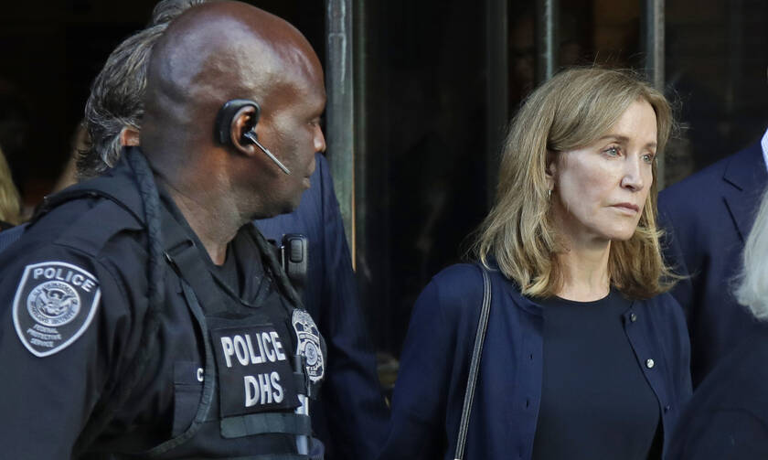 Felicity Huffman handed prison time over college admissions scandal