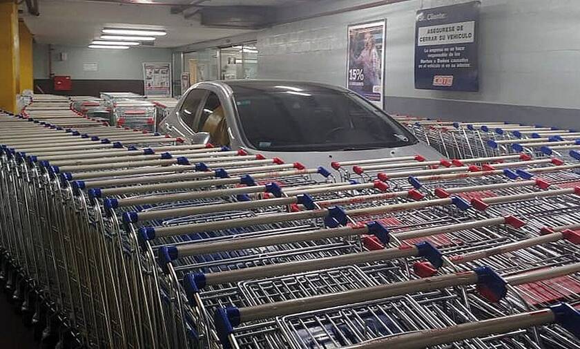 Δείτε την πιο έξυπνη τιμωρία για παράνομο παρκάρισμα σε super market