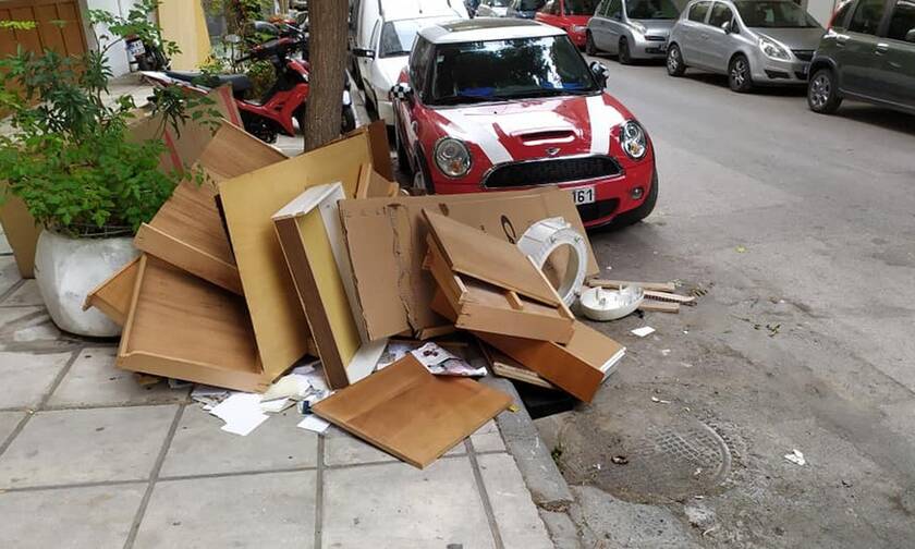 Θεσσαλονίκη: Απέραντη χωματερή οι δρόμοι - Σοκαριστικές εικόνες