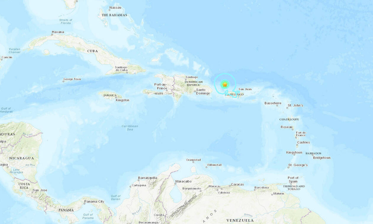 Σεισμός 6,1 Ρίχτερ συγκλόνισε το Πουέρτο Ρίκο