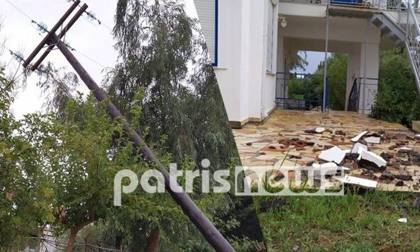 «Βούλιαξε» η δυτική Ελλάδα: Ένας νεκρός στην Ηλεία – Καταστροφές σε Πύργο και Κεφαλονιά (pics)