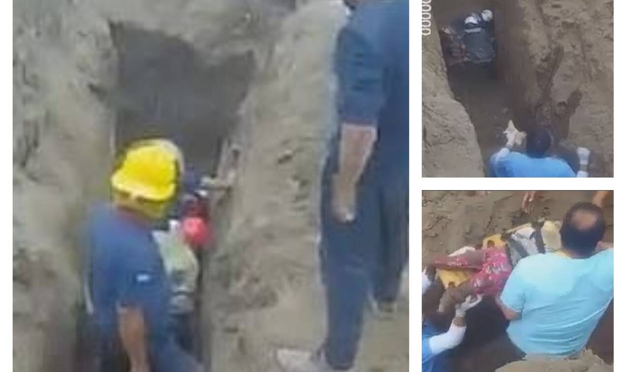 Βρέφος 20 μηνών έπεσε σε πηγάδι – Συγκλονιστικές εικόνες από την επιχείρηση διάσωσης 