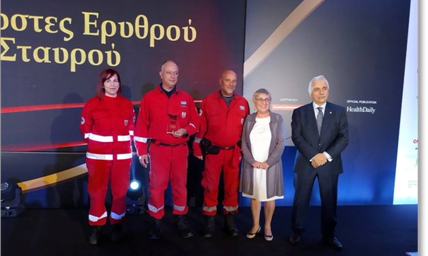 Βράβευση των εθελοντών του Ελληνικού Ερυθρού Σταυρού στα Healthcare Business Awards 2019