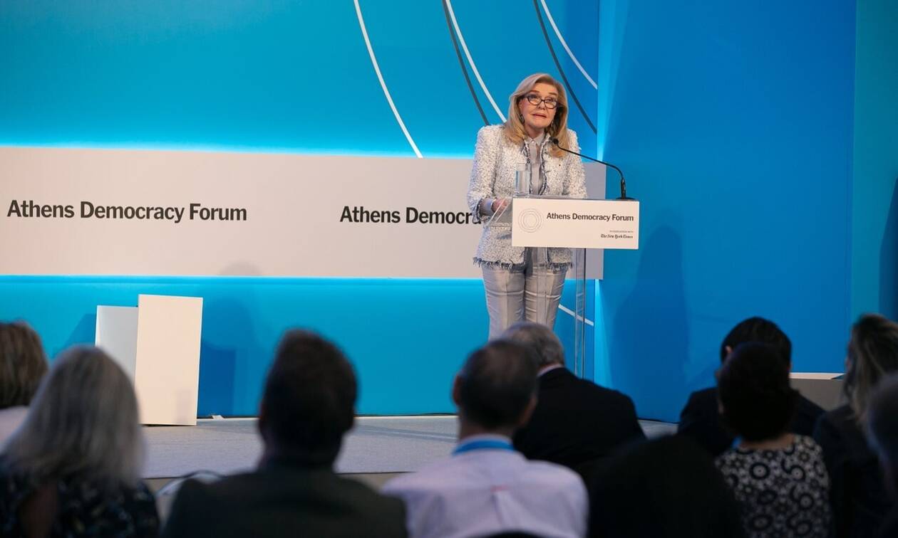 Athens Democracy Forum: Μαριάννα Βαρδινογιάννη – Ορόσημο το 2020 