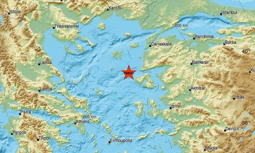 Σεισμός κοντά στη Μυτιλήνη - Αισθητός στο Βόρειο Αιγαίο (pics)
