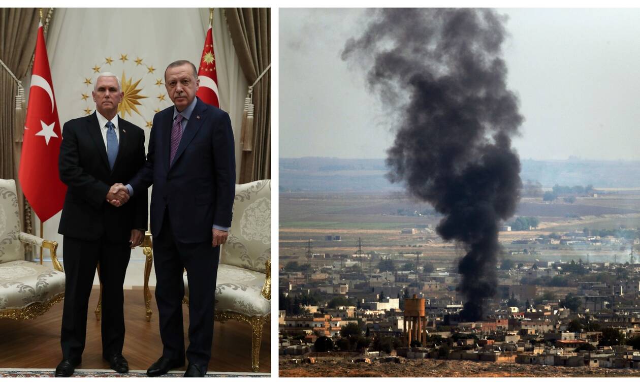 Συμφωνία ΗΠΑ - Τουρκίας: Αποφασίστηκε πενθήμερη κατάπαυση του πυρός στη Συρία