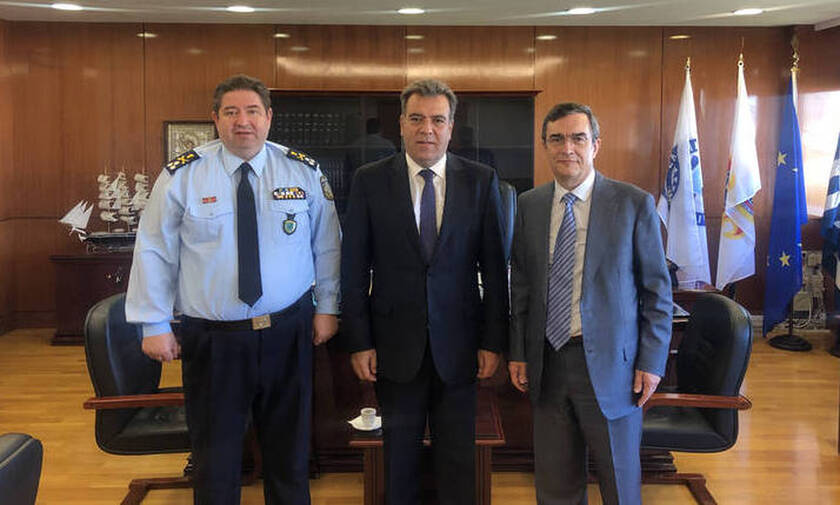 Συνάντηση Κόνσολα και Οικονόμου με τον Αρχηγό της Ελληνικής Αστυνομίας 