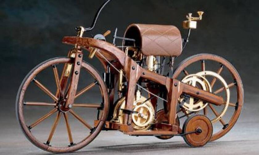 Σαν σήμερα το 1885 κατασκευάστηκε η πρώτη μοτοσικλέτα 