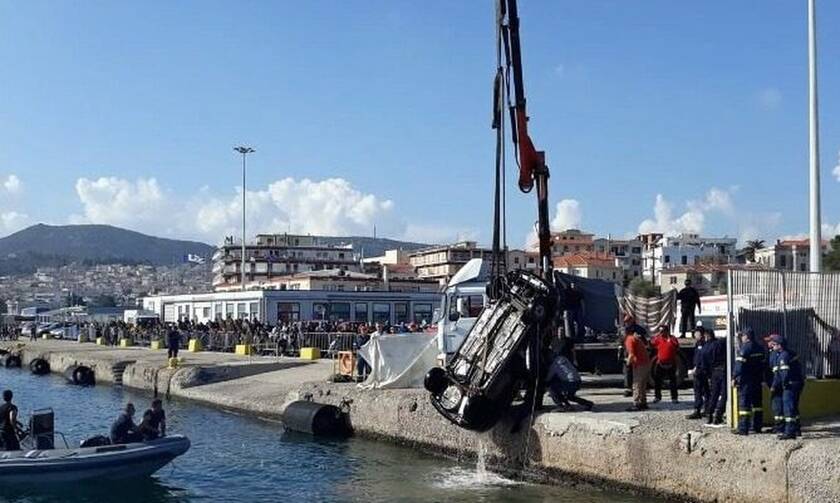 Μυτιλήνη: Αυτοκίνητο έπεσε στο λιμάνι - Νεκρός ο οδηγός